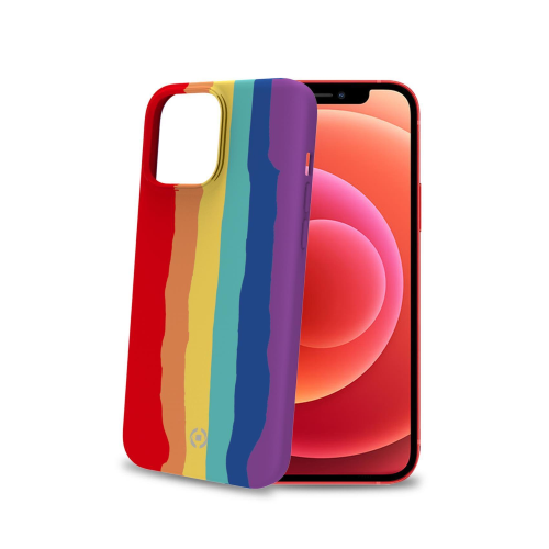 CELLY APPLE iPHONE 13 RAINBOW COVER IN SILICONE MULTICOLORE